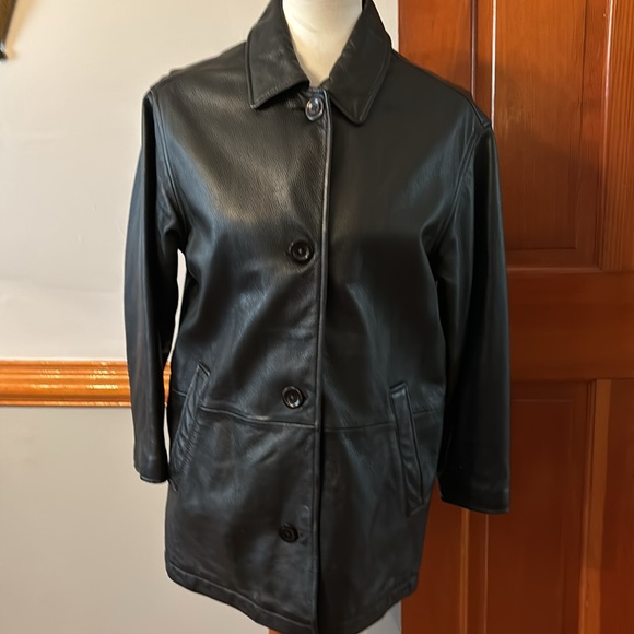 Eddie Bauer Leather Jacket - Picture 2 of 7